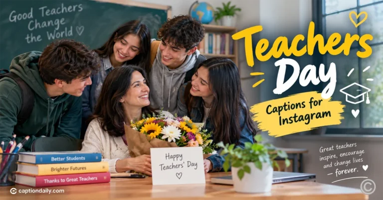 Teachers Day Captions for Instagram
